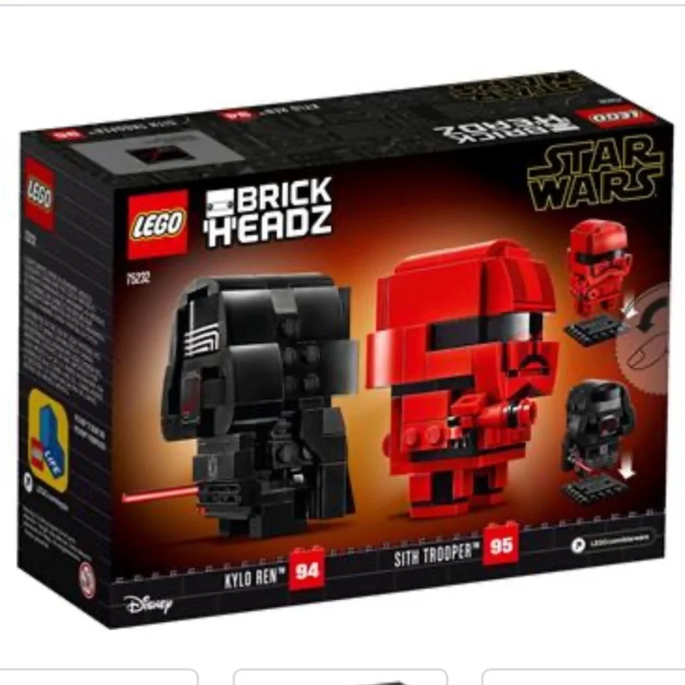 Lego Star Wars brick headz Kylo ten and Sith Trooper new in sealed box 75232 - Picture 2 of 9
